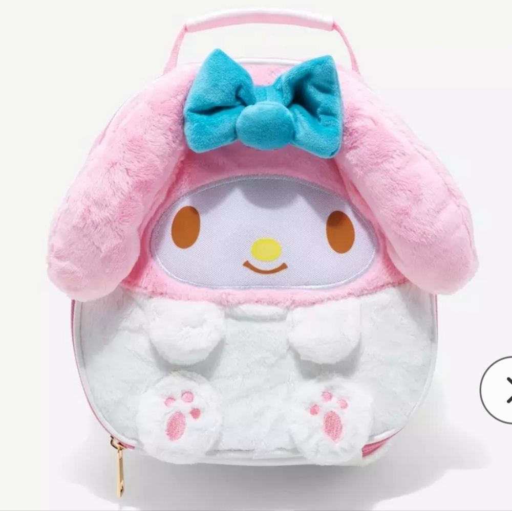 My Melody Furry Figural Lunch Bag